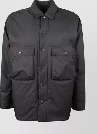 Comme Des Garçons collared denim jacket long sleeves