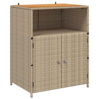 vidaXL Armario Beige 70 X 50 X 87 Cm Poli&eacute;ster Y Ratten Roly Vidaxl