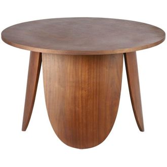 Selsey Selsey - Vivially - Mesa De Centro Redonda - 80 Cm - Color Nogal