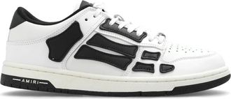Amiri Skel Top Low - Dames - Sneakers - Wit - 40 EU - Leer - Schoenen