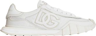Dolce & Gabbana Schoenen, Heren, Grijs, 43 EU, Leer, DG Athletic Sneaker