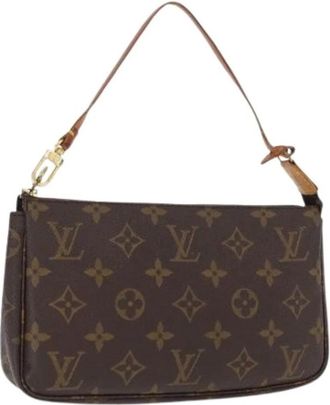 Louis Vuitton Pre-owned Shoulder Bags, female, Brown, Size: ONE SIZE Pre-owned Pouch