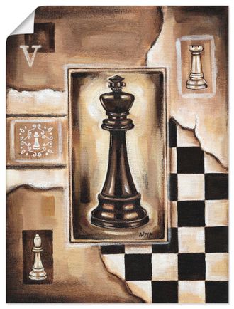 Artland Wandbild »Schach König« Schach 1 Stk. tlg. als Poster, Wandaufkleber in verschied. Grössen