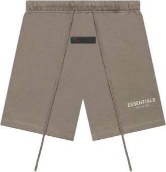 Fear of God Korte Broeken, Heren, Bruin, XL, Taupe Essentials Shorts