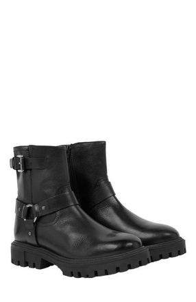 Celtic & Co. Biker Ankle Boot in Black at Nordstrom, Size 9