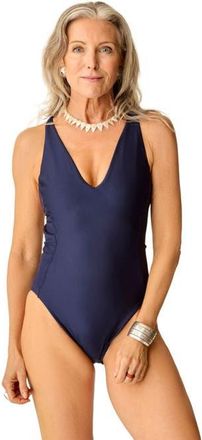 Carve Designs Serenity Compression One Piece in Navy at Nordstrom, Size Xx-Small