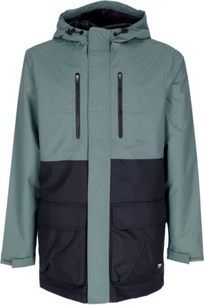 Vans Sommerset Mte-2 Jas - Duck Green/Black - Heren - Windbreakers - Groen - XL - Fitness