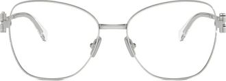 Miu Miu Eyewear Occhiali cat-eye - Argento