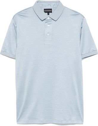 Emporio Armani Heren, Tops, Blauw, Maat: XL Katoen