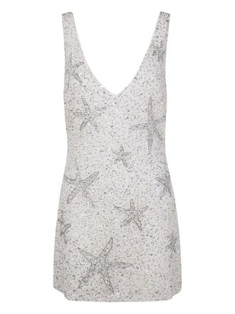 Rixo Christabel Dress Starfish Embellishment Pearl
