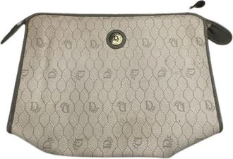 Dior Pre-owned Clutch - Dames - Vintage Clutch - Wit - ONE Size - Leer - Vintage