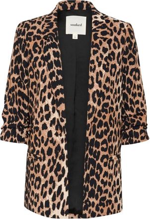 Soaked In Luxury SLShirley Blazer Stampato - - Jackets - Donna - Multicolore - XL