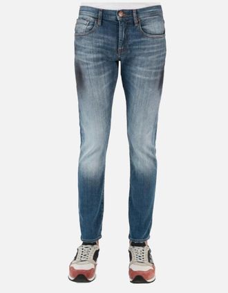 A|X Armani Exchange Mens Armani Exchange Slim Jean 1500 Indigo Denim - Blue - Size: 34/32