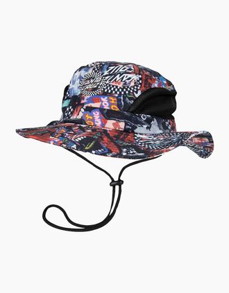 Santa Cruz Mens Santa Cruz Mens Collage Boonie Bucket Hat - Multi - OS - Size: ONE size