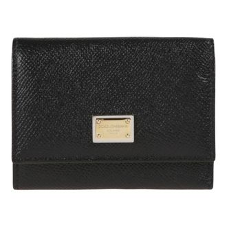 Dolce & Gabbana Dames, Accessoires, Zwart, Maat: ONE Size Leer