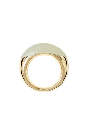 LI&Eacute; STUDIO The Beatrice Ring in Green Serpentine Gold at Nordstrom, Size 7.5