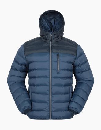 Mountain Warehouse Mens Mountain Warehouse Mens Link Padded Jacket - Navy - Size: 44/Regular