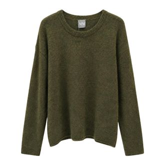 Max Mara Dames, Truien, Groen, Maat: L Mohair