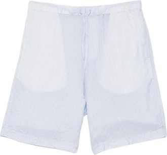 Dries Van Noten Korte Broeken, Heren, Blauw, S, Pantalone
