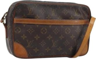 Louis Vuitton Pre-owned Cross Body Bags, female, Brown, Size: ONE SIZE Pre-owned Trocadero 27 Shoulder Bag