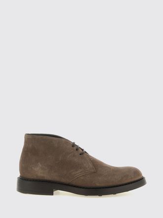 Doucal's Suede Leather Chukka Boots with Rubber Sole
