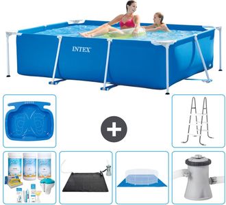 Intex Piscina Con Estructura Rectangular - 220x150x60 Cm - 7-piezas S20820