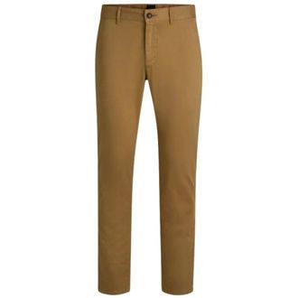 HUGO BOSS Heren, Broeken, Beige, Maat: W38