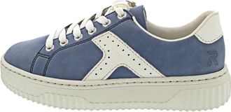 Rieker Sneakers - Dames - Schoenen - Blauw - Maat: 40 EU Leer