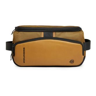 Piquadro Tassen, unisex, Bruin, ONE Size, Polyester, Toiletzak van bio-based materiaal