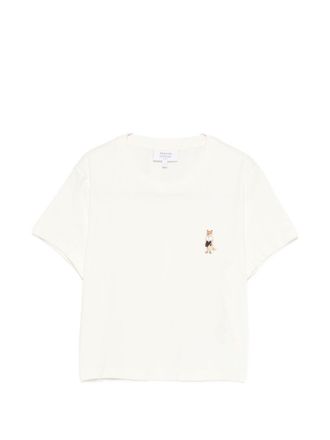 Maison Kitsun&eacute; Baumwoll-T-Shirt Dressed Fox von Maison Kitsune