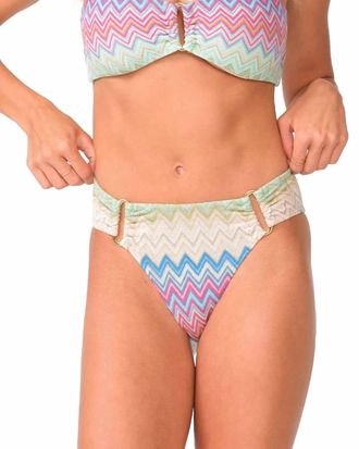 PQ Swim Detailed Fanned Bikini Bottom In Huntington