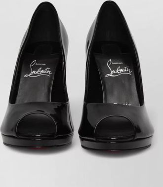 Christian Louboutin lady z patent calfskin platform pumps