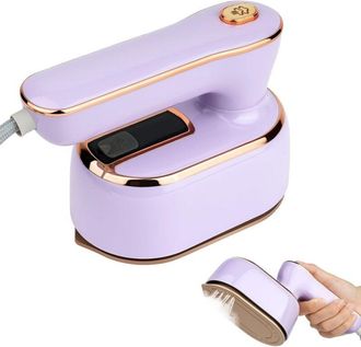 OEM Mini Plancha De Vapor Port&aacute;til De 1000 W, Plegable, Para Uso Dom&eacute;stico Y De Viaje, Calentamiento R&aacute;pido En 20 Segundos, Color Morado