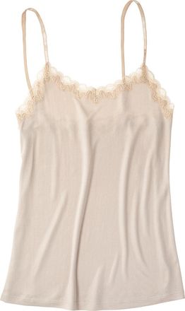Uwila Warrior Soft Silk Lace Trim Camisole in Smoke Grey at Nordstrom, Size Xx-Large