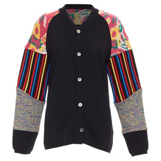 Comme Des Gar&ccedil;ons Comme des Garcons Homme Plus patchwork sleeve cardigan