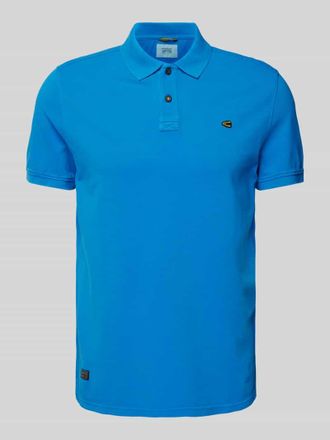 Camel Active Poloshirt mit Label-Stitching in Royal, Größe XXL