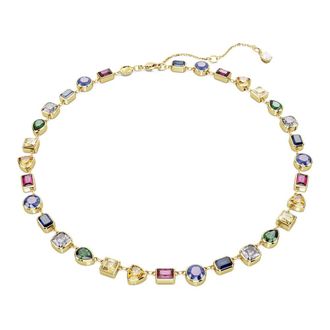Swarovski Necklaces, female, Multicolor, ONE SIZE, Necklace Unisex Imber Tennis, various cuts, multicolored, gold-plated 5662915