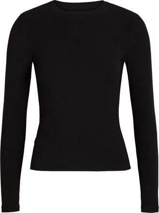 Tala 365 Ribbed Stretch-modal top - Black - XL (UK16 / XL)