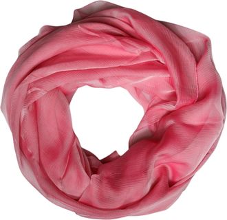 Dolce & Gabbana Womens Silk Rectangle Wrap Shawl Pink