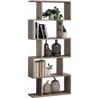 OEM Estanter&iacute;a Bask, Roble Colonial, Estilo Loft Retro, R&uacute;stica