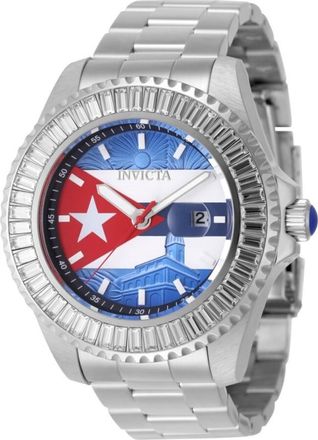 Invicta Pro Diver Cuba Edition Quartz Crystal Mens Watch 49617