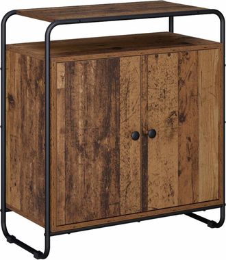 vidaXL Aparador Madera Envejecida 68 X 35 X 75 Cm Madera De Ingenier&iacute;a Vidaxl