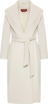 Max Mara belted wool coat - Neutrals