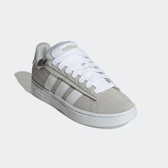 adidas Sneaker ADIDAS SPORTSWEAR GRAND COURT ALPHA, Herren, Gr. 42,5, grau (grau two, ftwr wei&szlig;, grau two), Leder, Synthetik, Schuhe Sneaker, Design inspirie