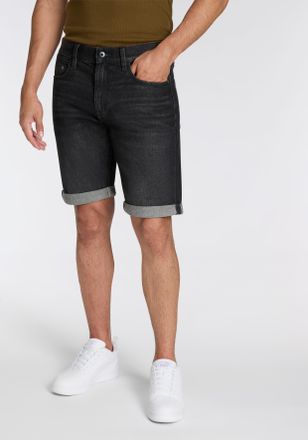G-Star Jeansshorts G-STAR Mosa, Herren, Gr. 30, N-Gr, schwarz (worn in schwarzbird), Denim/Jeans, Obermaterial: 99% Baumwolle, 1% Elasthan, regular fit knief