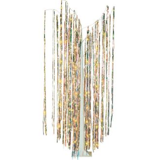 Beliani &Aacute;rbol Artificial Con Luces Led Navide&ntilde;as Para Exteriores Interiores Estilo Escandinavo Preiluminado 163 Cm Multicolor Boren