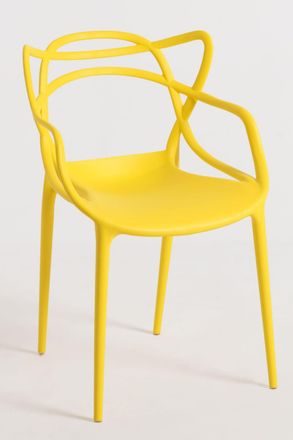 Regalos Miguel Pack 2 sillas color amarillo en polipropileno