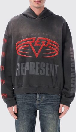 Represent Felpa con cappuccio Represent in cotone con stampa logo