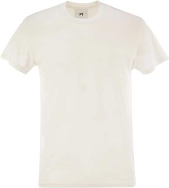 PT01 Jersey T-Shirt - Heren - T-shirts - Wit - S - Katoen - Tops