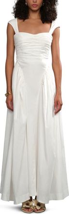 AMUR Galilea ruched dress in Ivory at Nordstrom, Size 12
